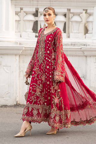 Unstitched Embroidered Chiffon Suit | MPC-24-107