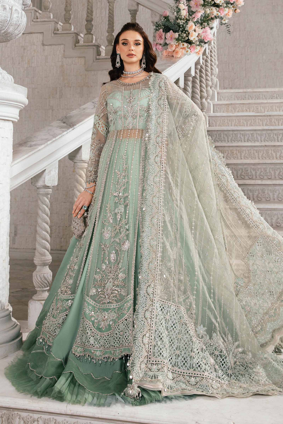 3 Piece Unstitched Embroidered Suit | BD-2803 D3