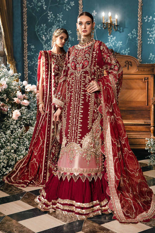 3 Piece Unstitched Embroidered Suit | BD-2807 D7