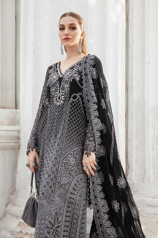 Unstitched Embroidered Chiffon Suit | MPC-24-101